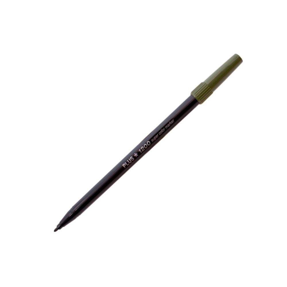 Rotulador Punta Fibra Plus Office Plus 1200 Verde Kaki