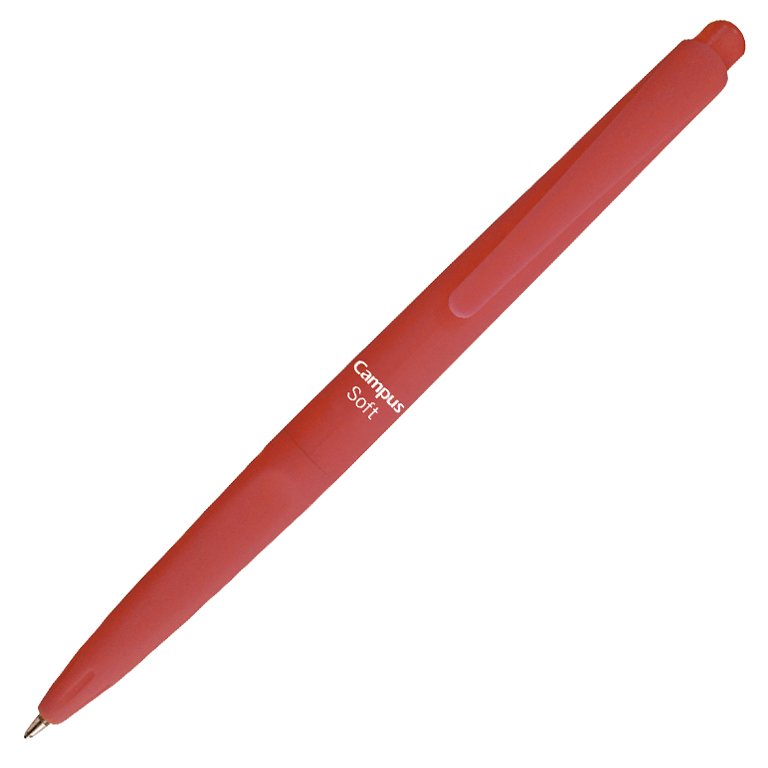 Bolígrafo Tinta Fluida Viscosa Campus Soft Rojo