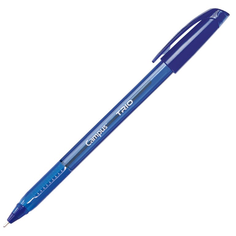 Bolígrafo Tinta Fluida Viscosa Campus Trio Azul