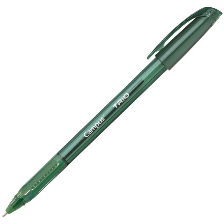 Bolígrafo Tinta Fluida Viscosa Campus Trio Verde