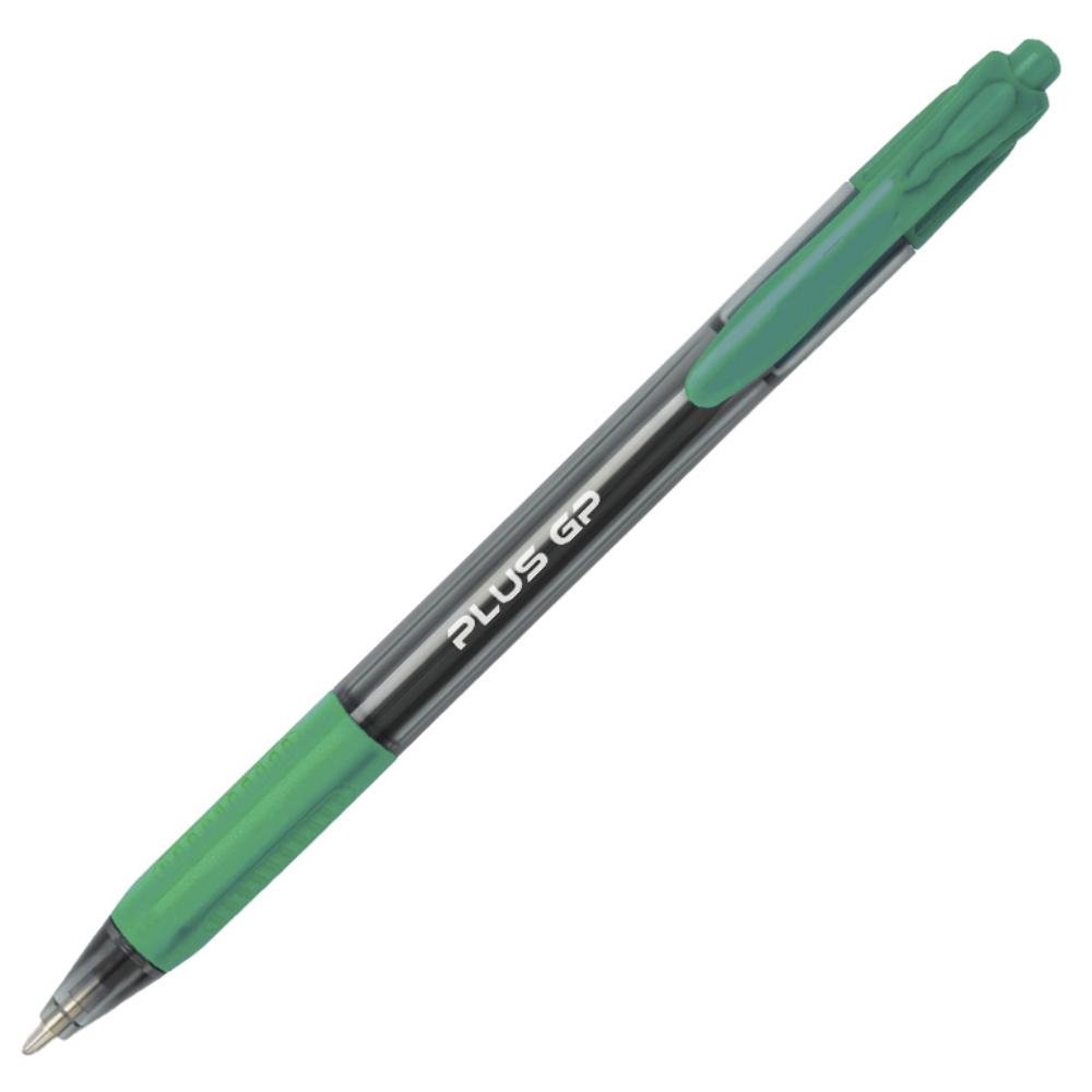 Bolígrafo Tinta Viscosidad Extrema Plus Office Trío GP Verde