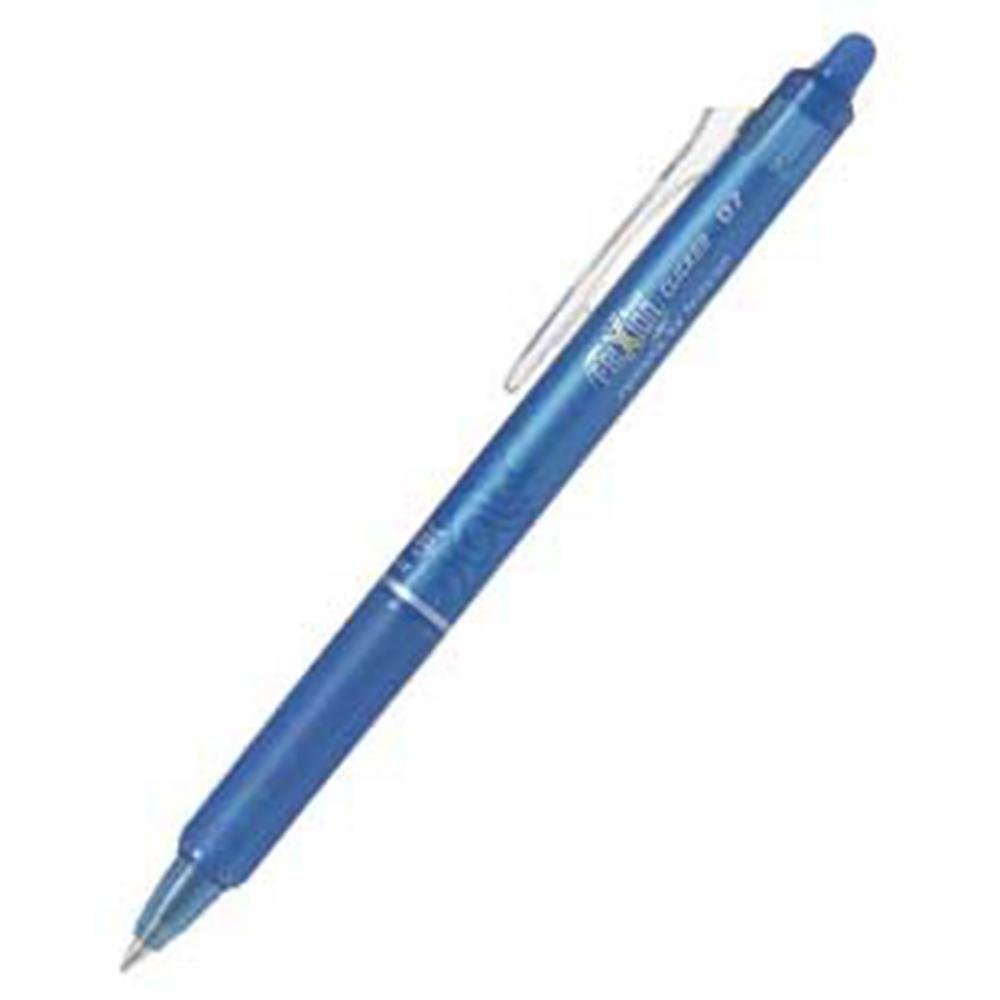 Bolígrafo Tinta Gel Pilot Frixion Clicker Azul Claro