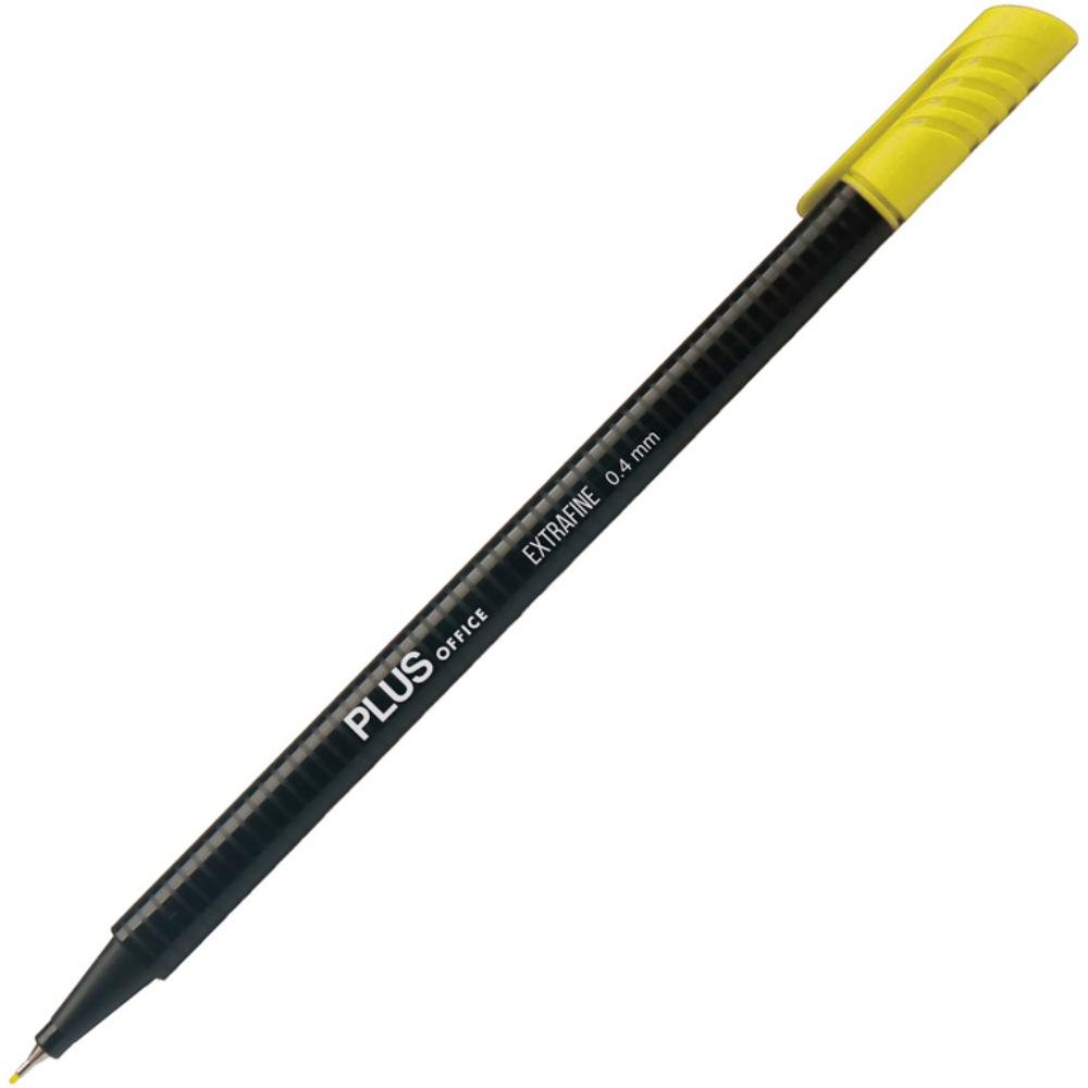 Rotulador Punta Fibra Plus Office 0,4 mm Amarillo
