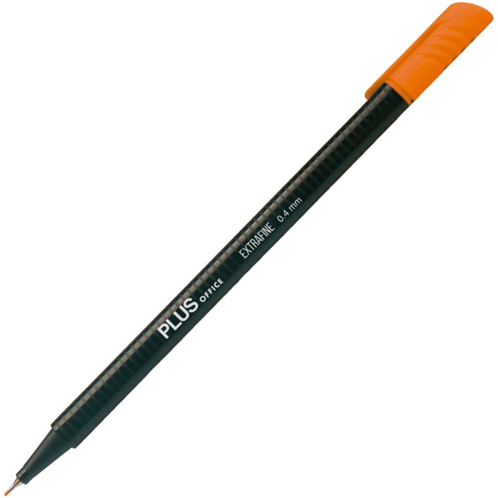 Rotulador Punta Fibra Plus Office 0,4 mm Naranja Neón