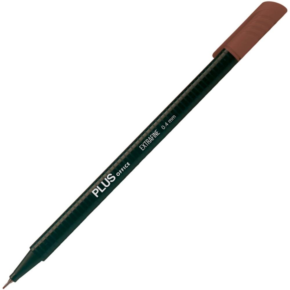 Rotulador Punta Fibra Plus Office 0,4 mm Marrón