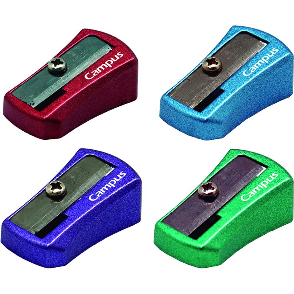 Afilalápiz Cuña Campus University Premium Metal Colores Surtidos
