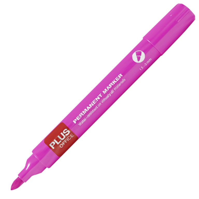 Rotulador Permanente Plus Office Plus Marker 3 Rosa