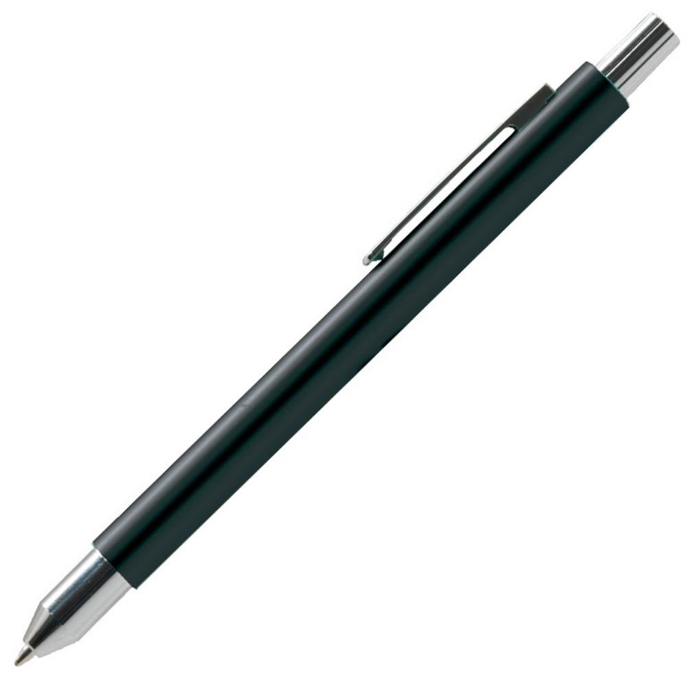Bolígrafo Campus University Metálico Negro Tinta Azul