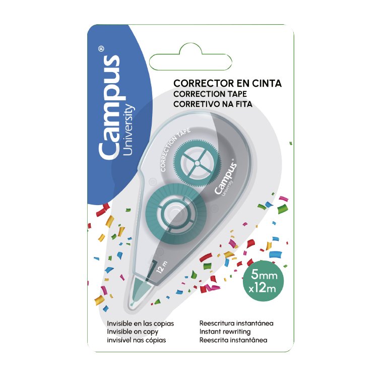 CORRECTOR CAMPUS 5x12M BLISTER