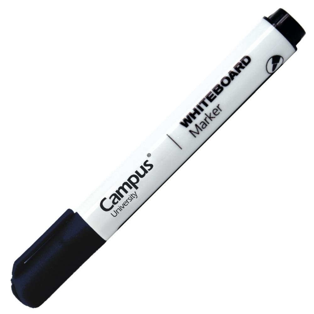 Rotulador para Pizarra Blanca Campus University Negro 2mm 12 ud.