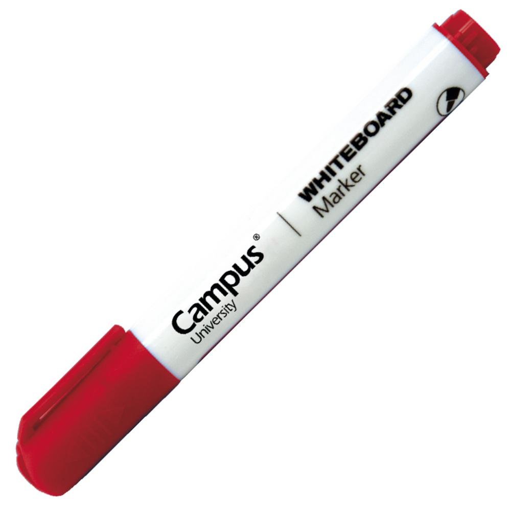 Rotulador para Pizarra Blanca Campus University Rojo 2mm 12 ud.