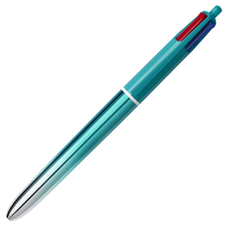 Bolígrafo Tinta Aceite Bic 4 Colours Smooth Gradient Teal 4 Colores