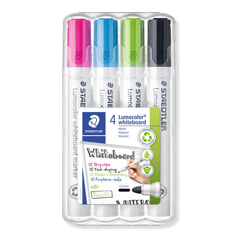Rotulador Staedtler Lumocolor Whiteboard Blíster 4 ud.