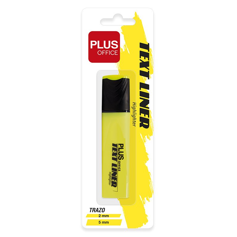 Marcador Fluorescente Plus Office TextLiner 3.2 Amarillo Blíster 1 ud.