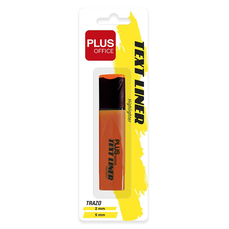 Marcador Fluorescente Plus Office TextLiner 3.2 Naranja Blíster 1 ud.