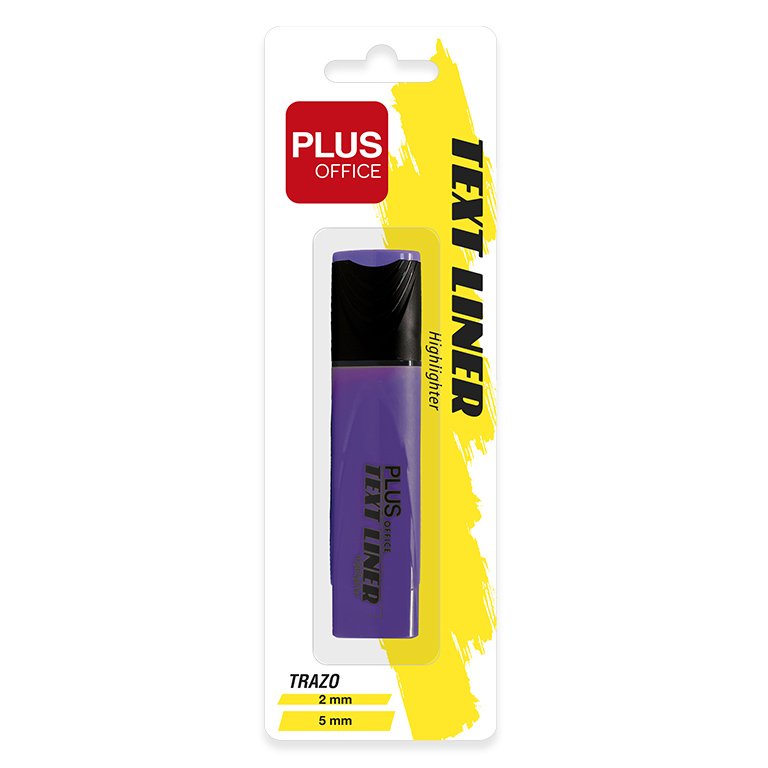 Marcador Fluorescente Plus Office TextLiner 3.2 Violeta Blíster 1 ud.