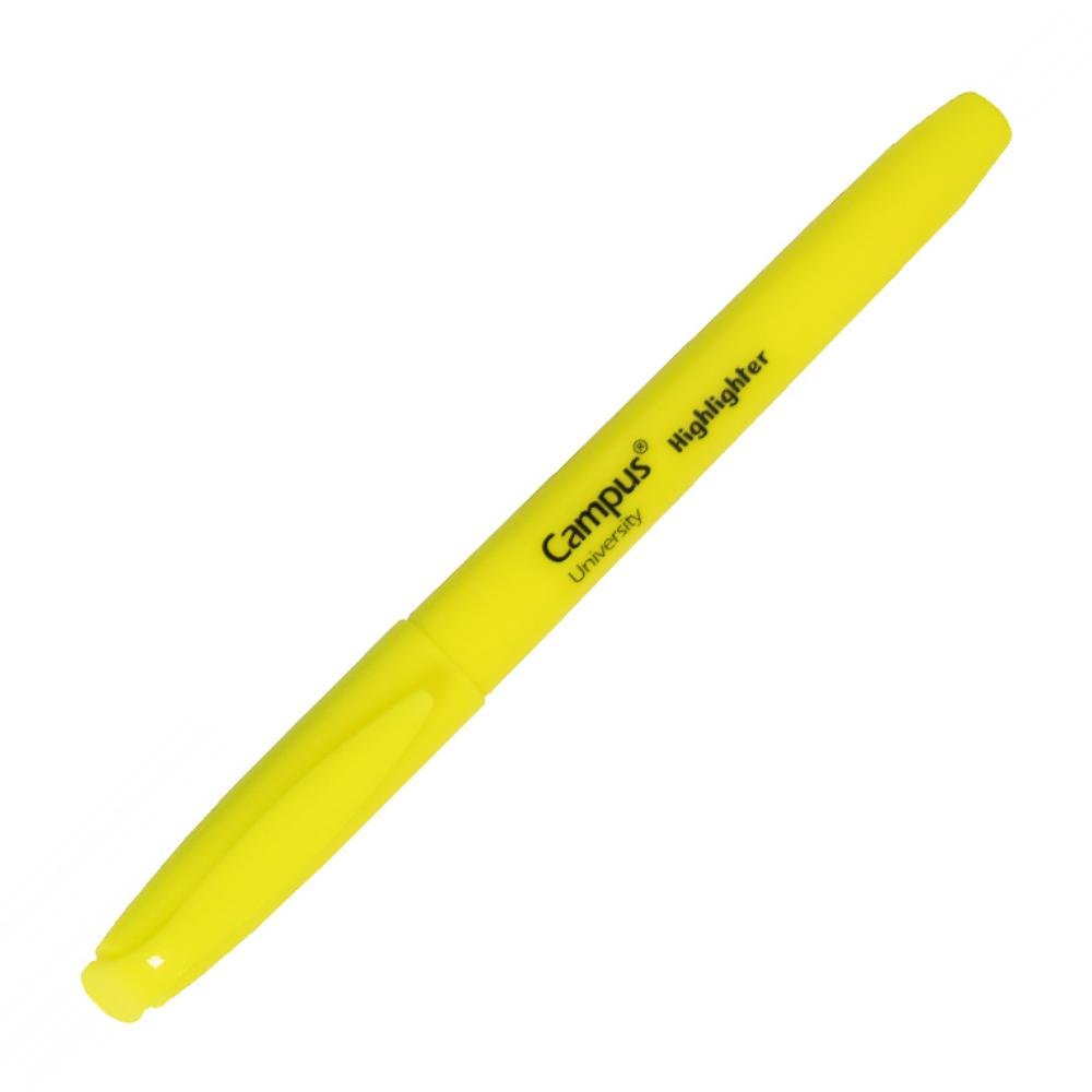 Marcador Fluorescente Pen Highlighter Campus University Amarillo