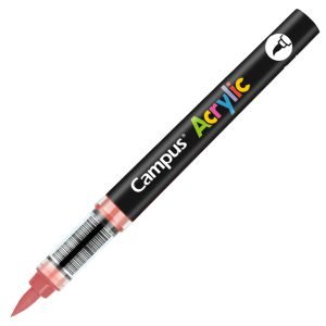 Rotuladores Acrílicos Campus Acrylic Punta Pincel Caja 8 ud. Coral