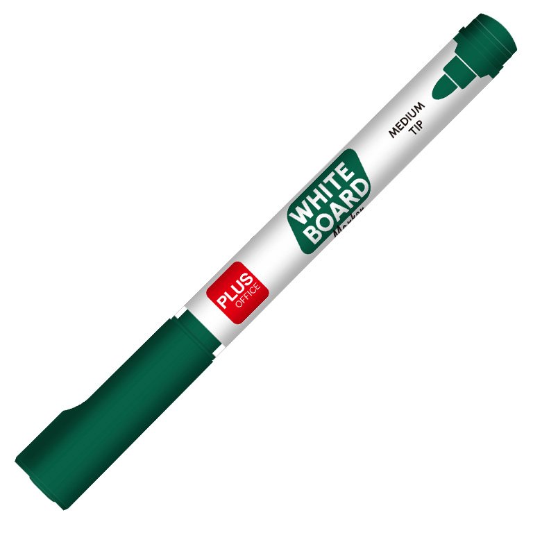 Rotulador para Pizarra Plus Office Verde 1,2 mm 12 ud.