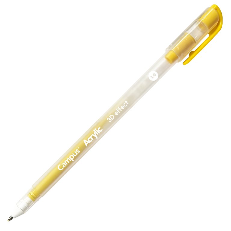 Rotuladores Acrílicos Campus Acrylic 3D Amarillo 10 ud.