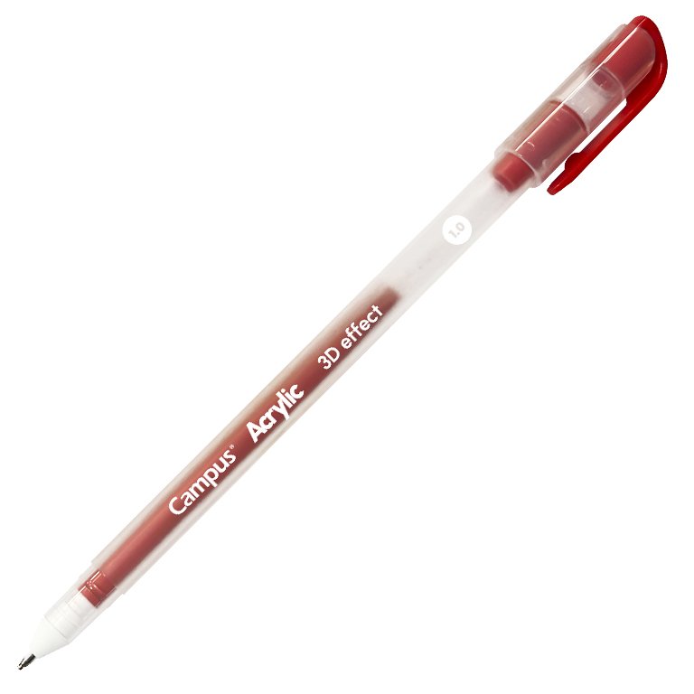 Rotuladores Acrílicos Campus Acrylic 3D Rojo 10 ud.