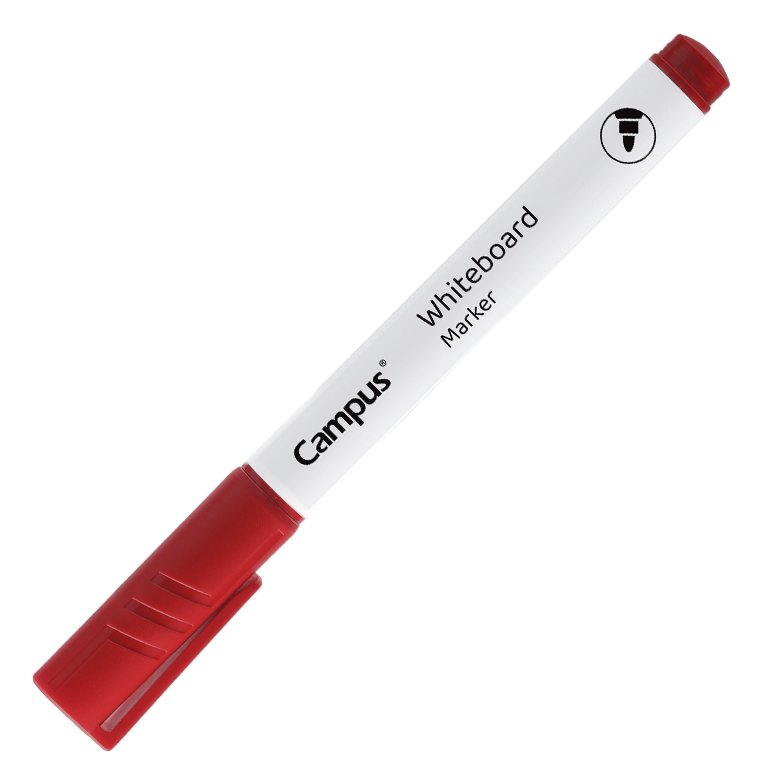 Rotulador para Pizarra Blanca Campus Punta 1,2 mm Rojo 12 ud.