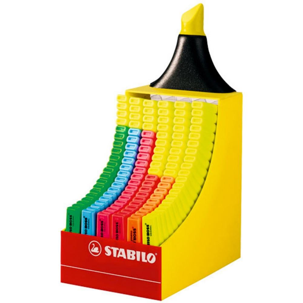 Rotulador Fluorescente Stabilo Boss Colores Surtidos Expositor 120 ud.