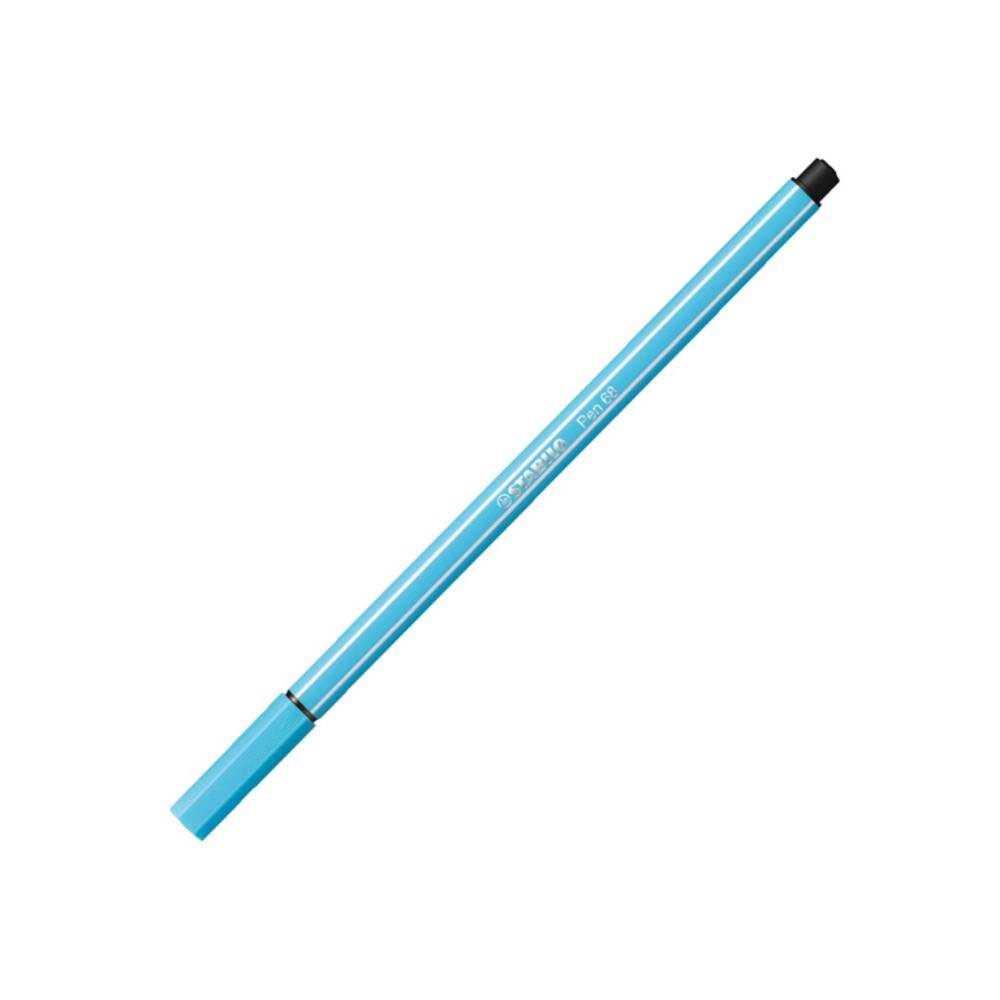 Rotulador Punta Fibra Stabilo Pen-68 Azul Fluor