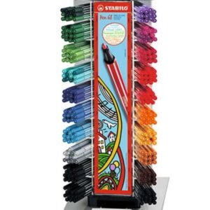 Rotulador Punta Fibra Stabilo Pen-68 Colores Surtidos Expositor 240 ud.