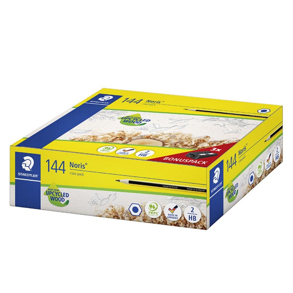 Lápiz Grafito Staedtler Noris 120 2HB Caja 144 ud.