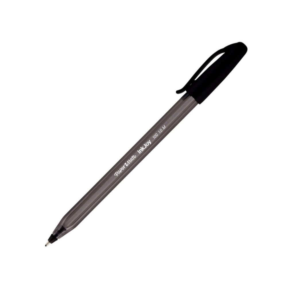 Bolígrafo Tinta Baja Viscosidad Paper Mate InkJoy 100 CAP Negro