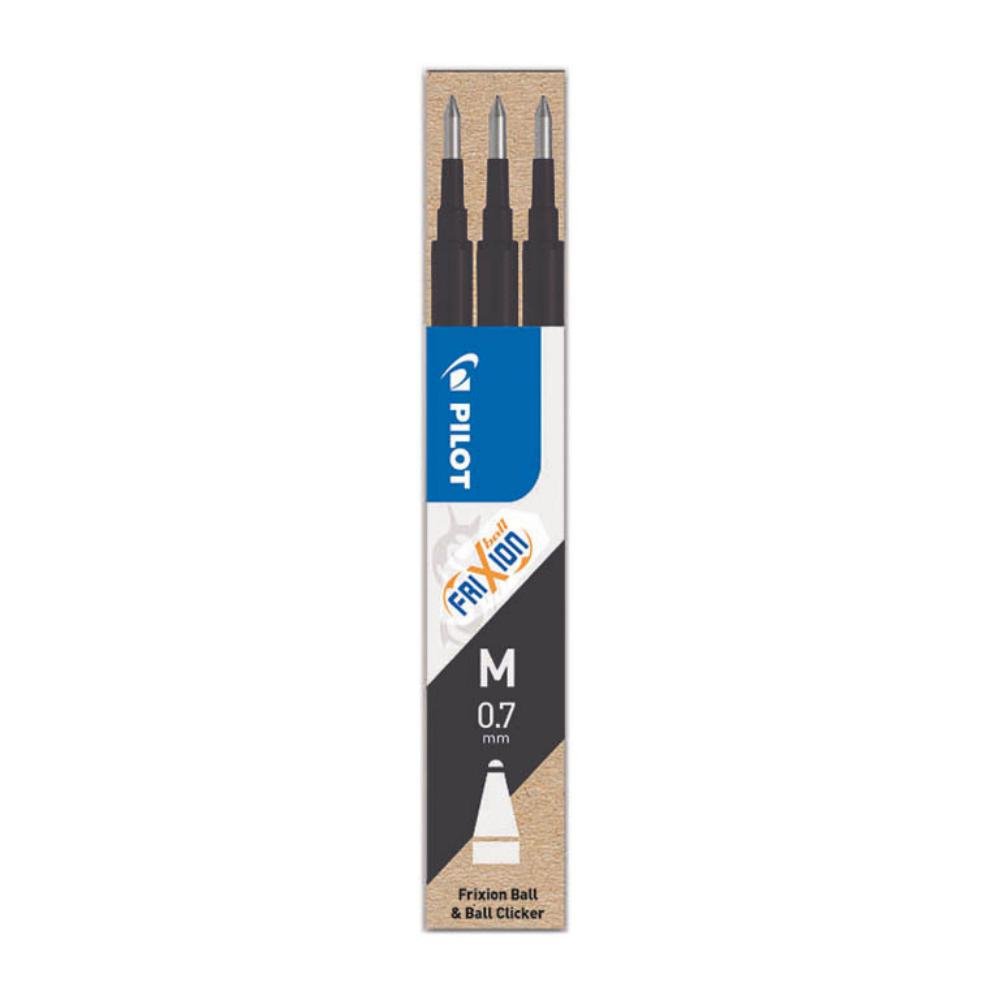 Recambio Bolígrafo Pilot Frixion Ball Negro Blíster 3 ud.