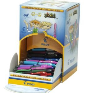 Bolígrafo Tinta Gel Pilot G-2 Pixie Colores Surtidos Expositor 84 ud.