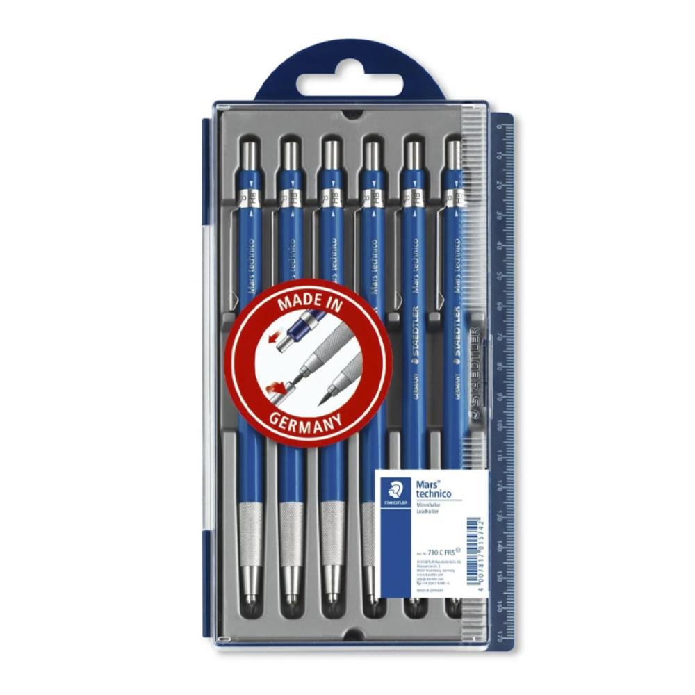 Portaminas Staedtler Mars Technic Mina 2 mm Azul