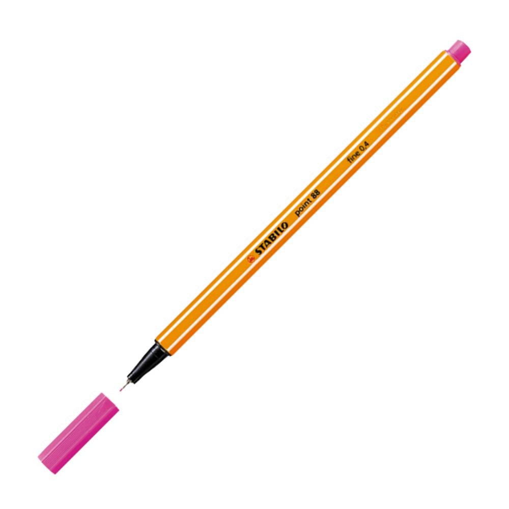 Rotulador Punta Fibra Stabilo Point-88 Rosa