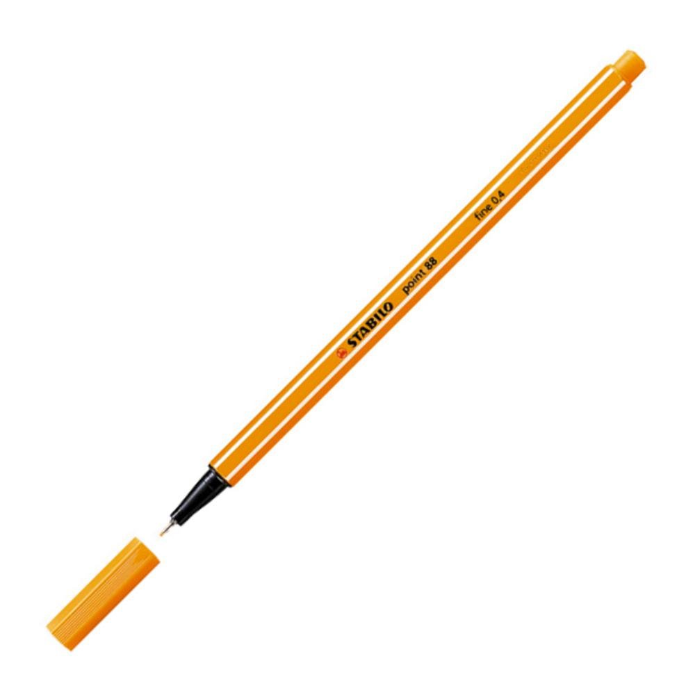 Rotulador Punta Fibra Stabilo Point-88 Naranja