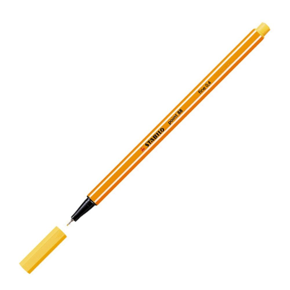 Rotulador Punta Fibra Stabilo Point-88 Amarillo