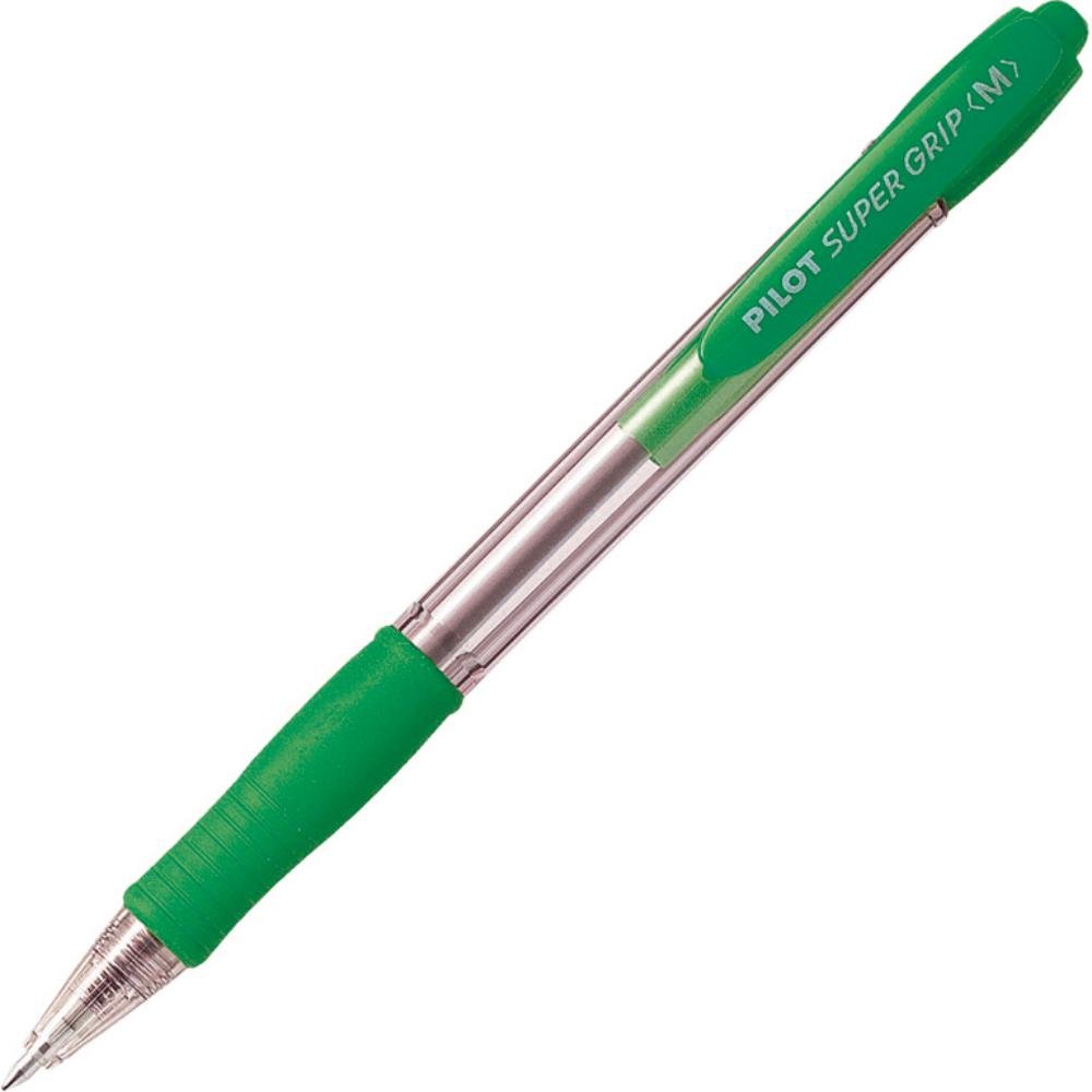 Bolígrafo Tinta Aceite Pilot Super Grip Verde