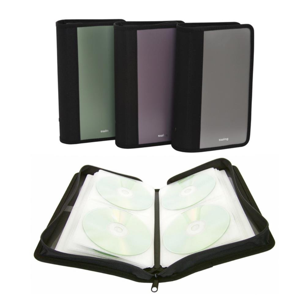 Estuche Porta Cd Metalizados 72 Cd´S