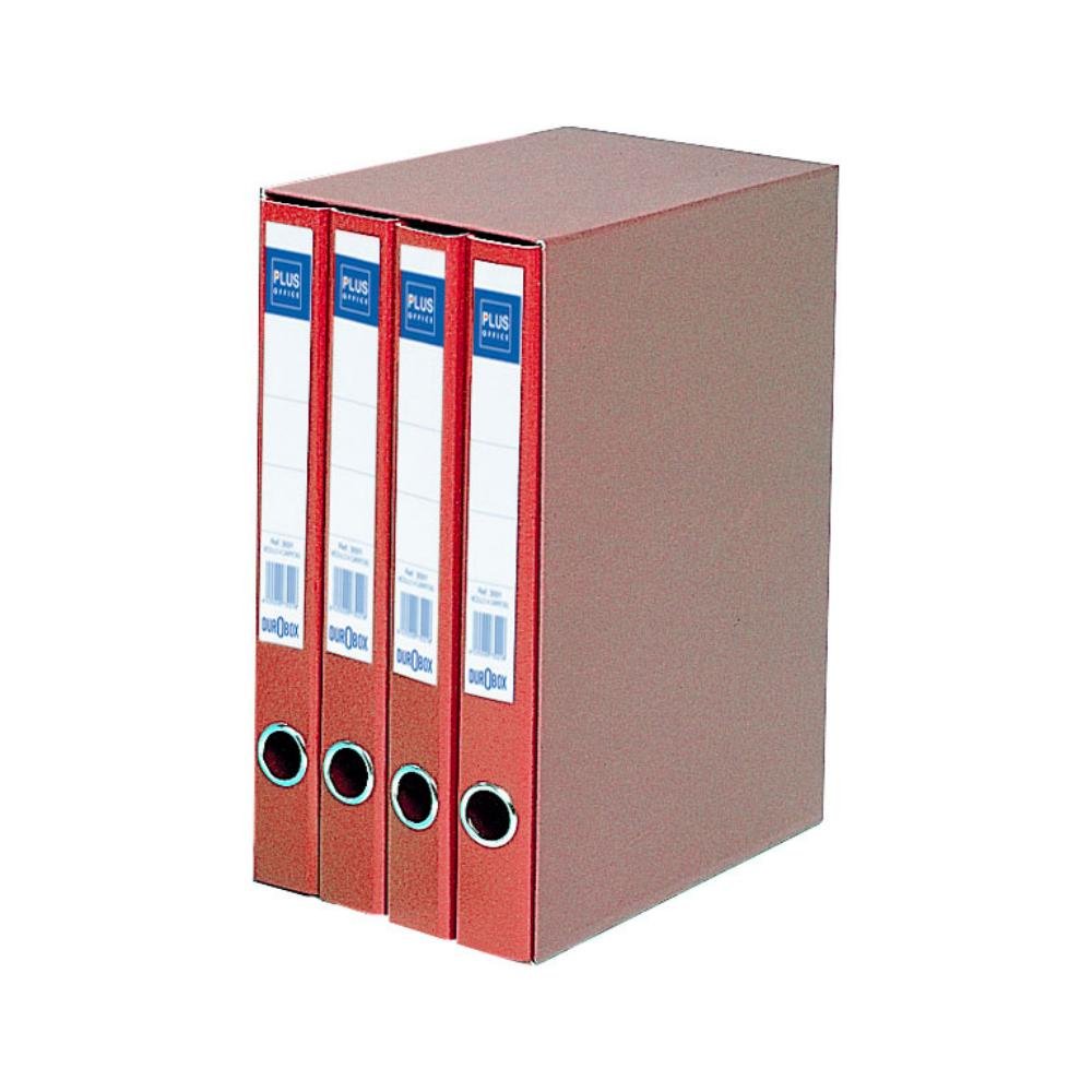 Módulo 4 Archivadores Folio Plus Office 1344 Rojo