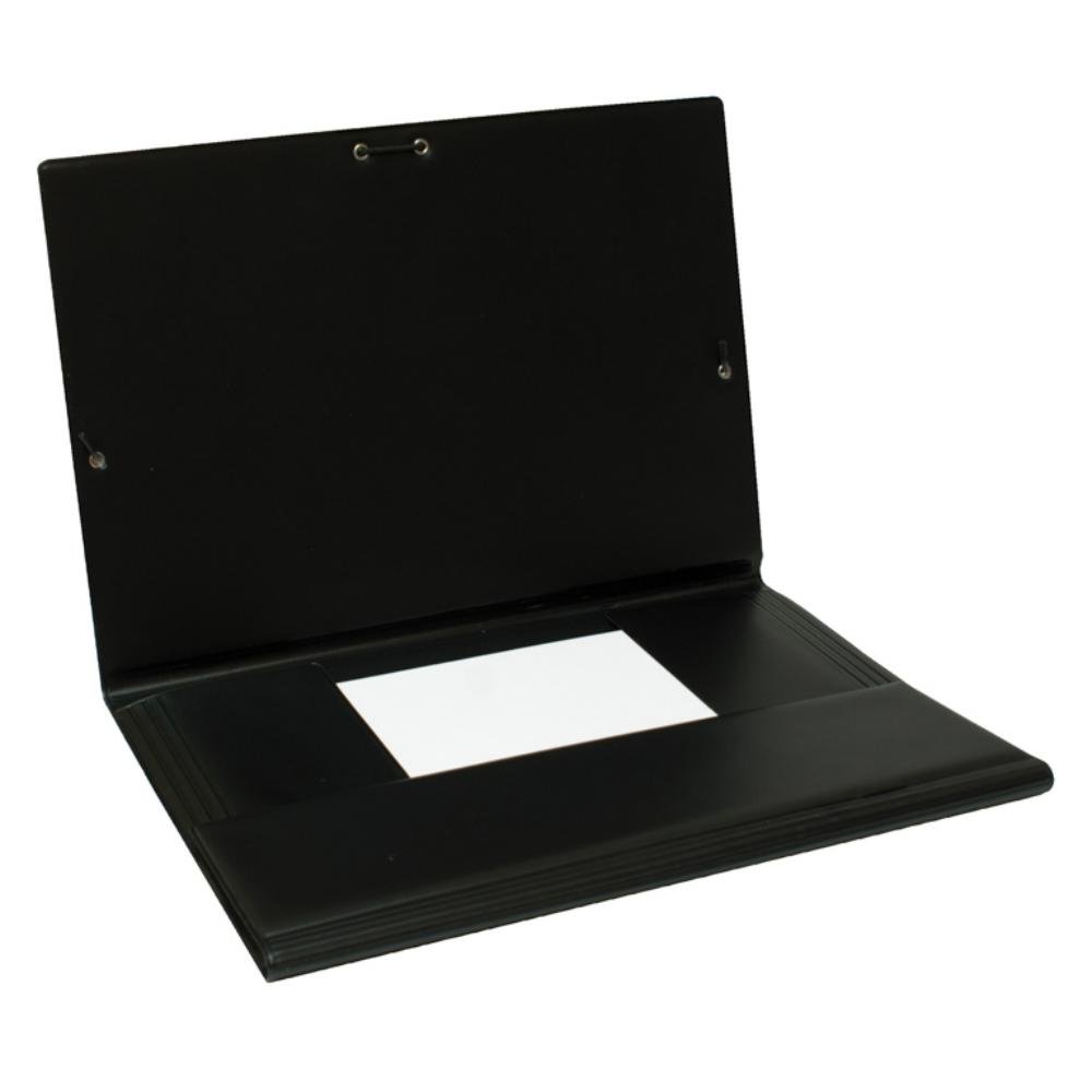 Carpeta Iberplas Pvc 4º Gomas y Solapas Negro