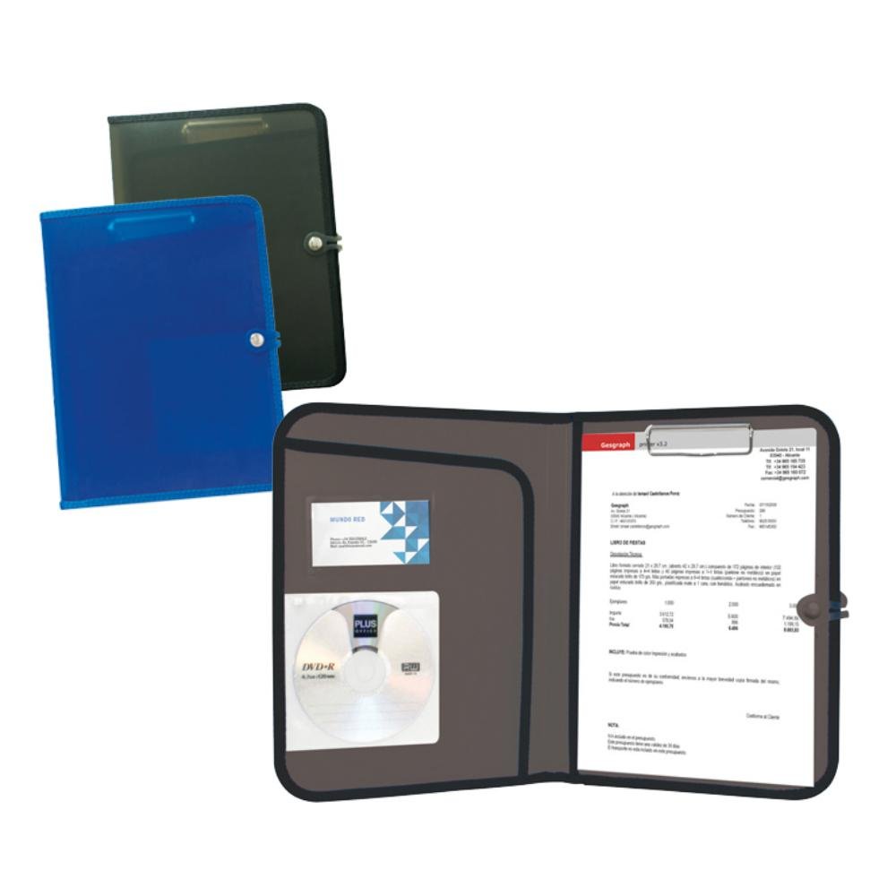 Carpeta Traslúcida Plus Office con Miniclip