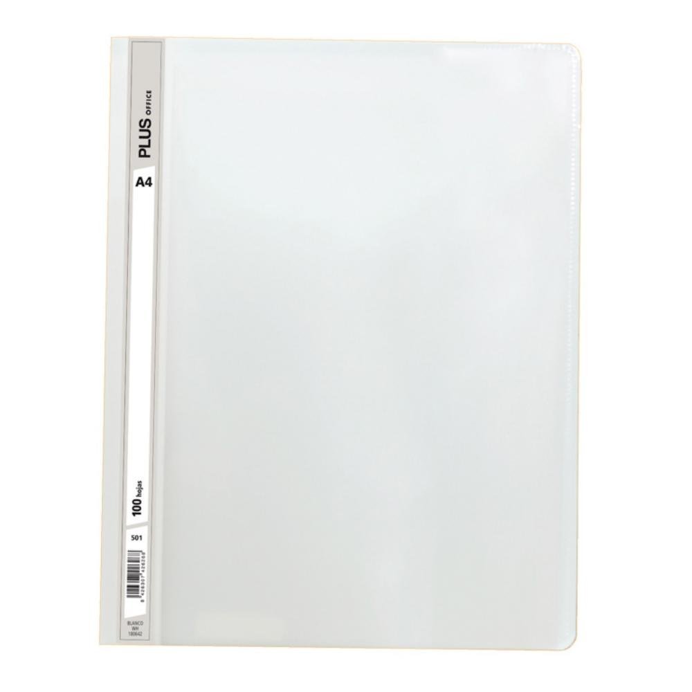 Dossier Plus Office Fástener Plástico A4 Blanco 100 Hojas