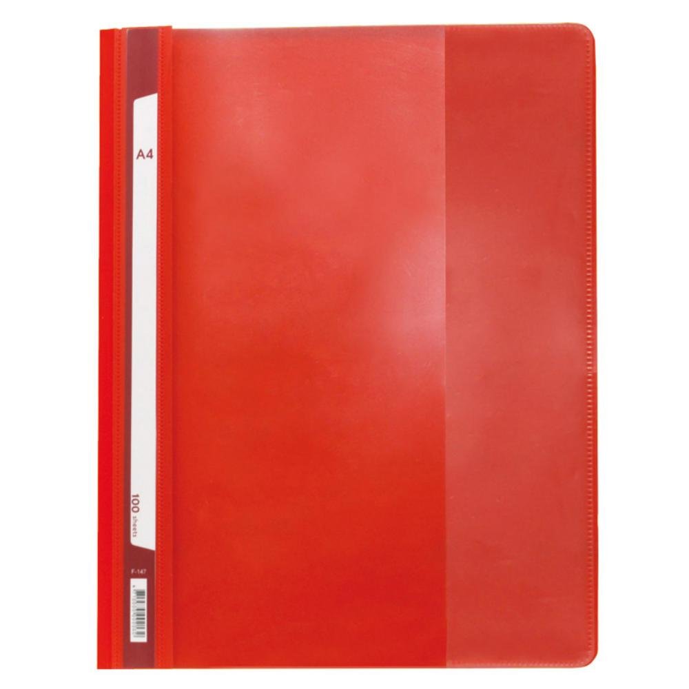 Dossier Plus Office Fástener Plástico A4 Rojo 100 Hojas