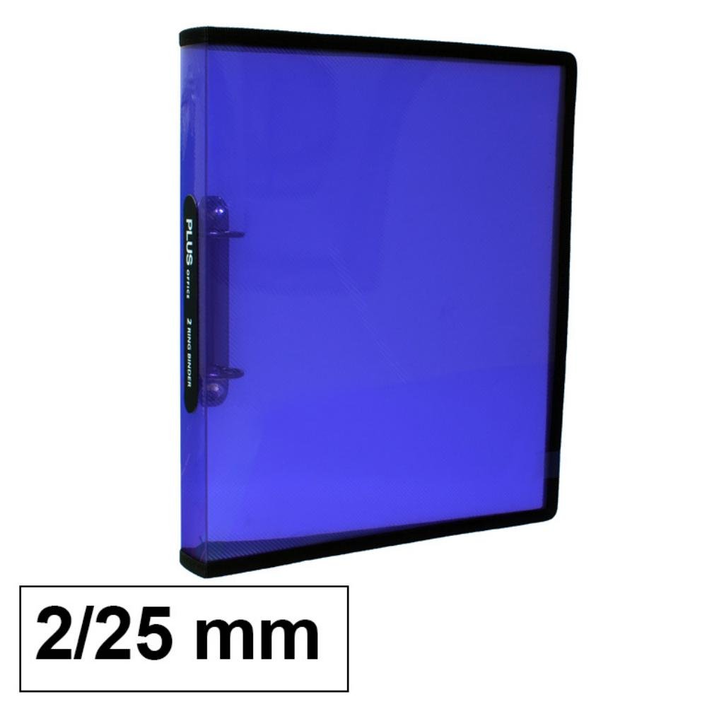 Carpeta Plus Office A4 PP 2 Anillas 25 mm Morado