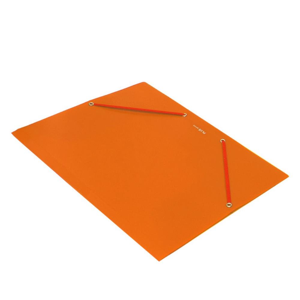 Carpeta Plus Soft A4+ PP Gomas y Solapas Naranja