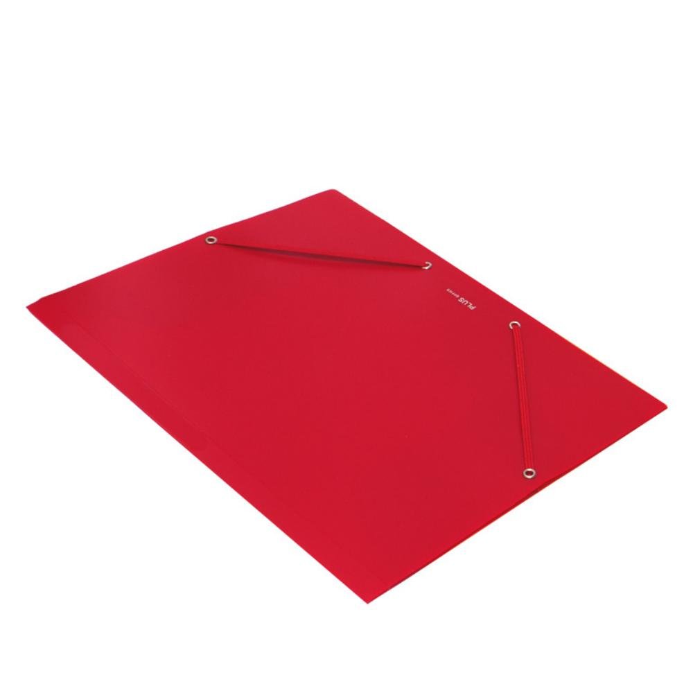 Carpeta Plus Soft A4+ PP Gomas y Solapas Roja