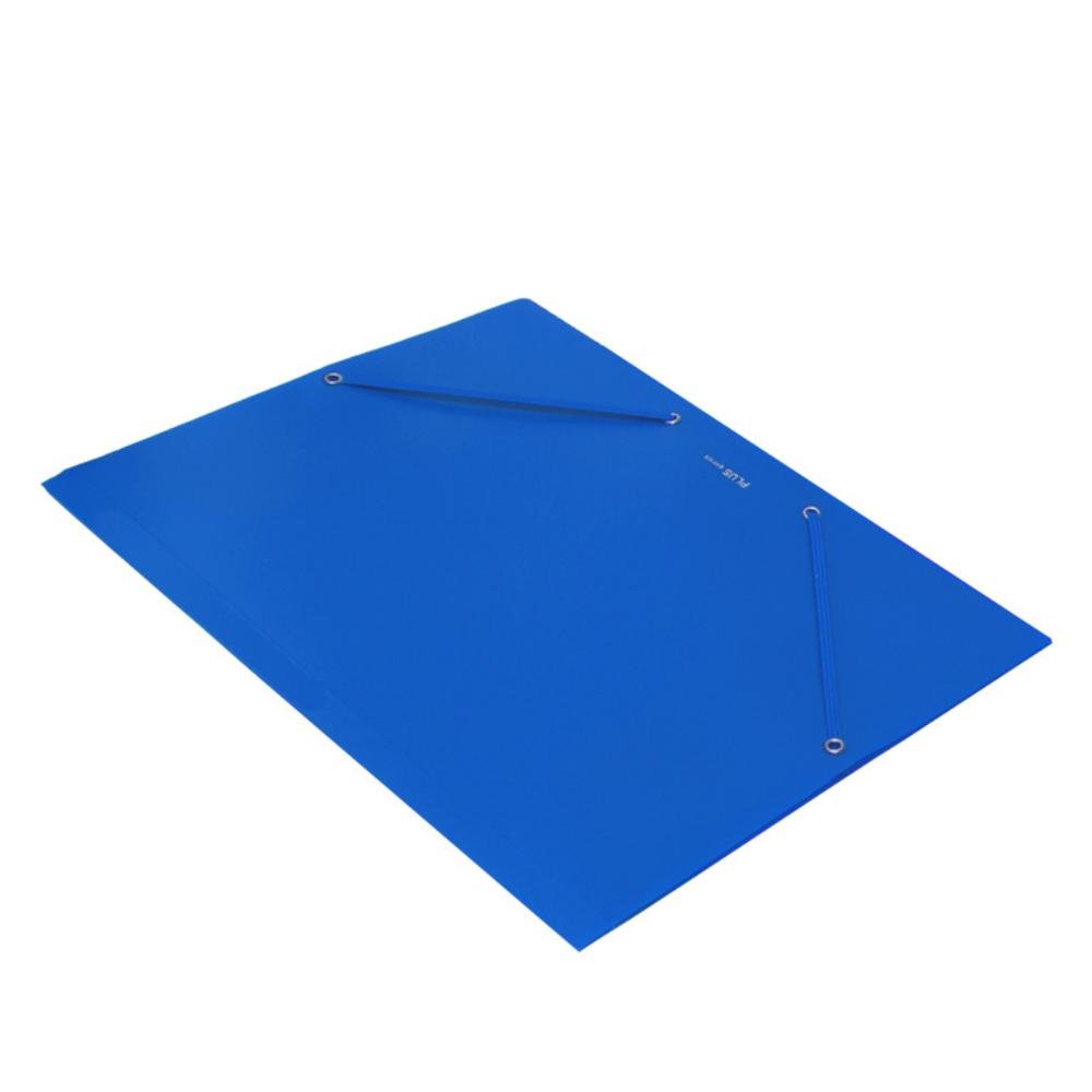Carpeta Plus Soft A4+ PP Gomas y Solapas Azul