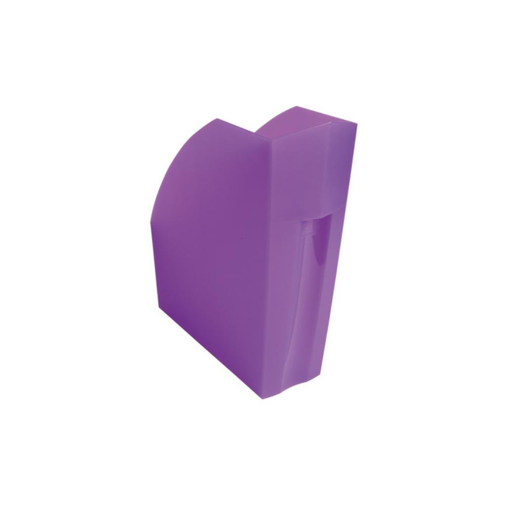 Cajetín Revistero Exacompta Traslúcido Lomo 110 mm Violeta