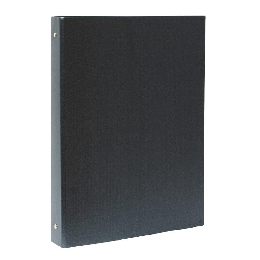 Carpeta Plus Office Folio Cartón Forrado 4 Anillas 25 mm Negro